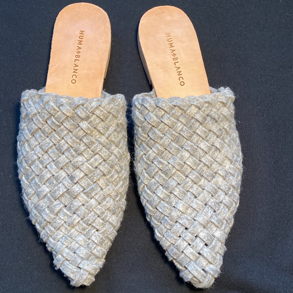 Anthropologie Huma Blanco Braided Mules - 37 - Picture 2 of 6
